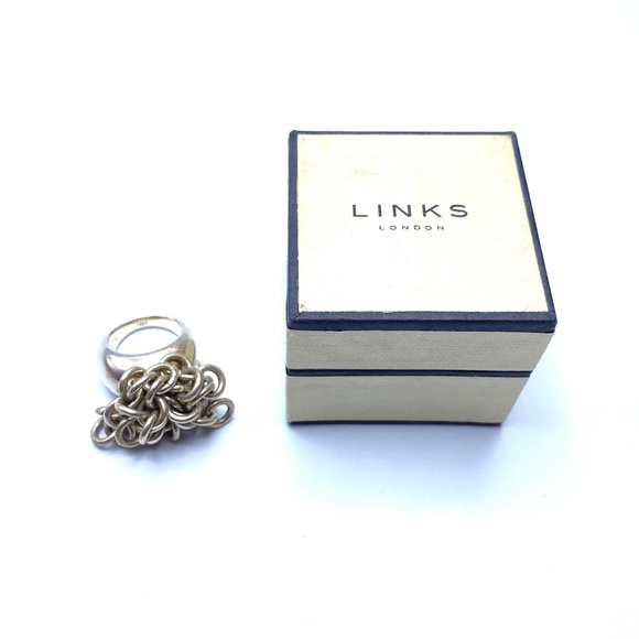 Sweetie Cascade Sterling Silver Statement Ring — Links of London — Size 7US EUC - Picture 3 of 8